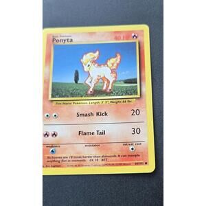 Ponyta Basic Pokemon Card 40 HP